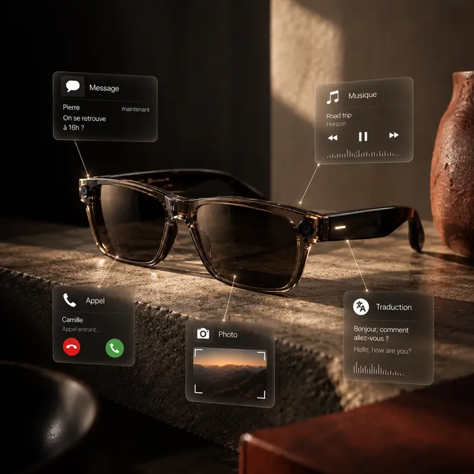 Les fonctionnalités des lunettes connectées